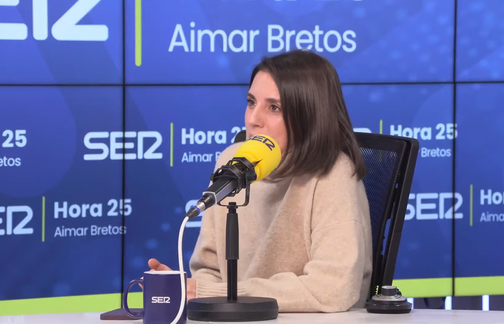 Irene Montero en Hora 25